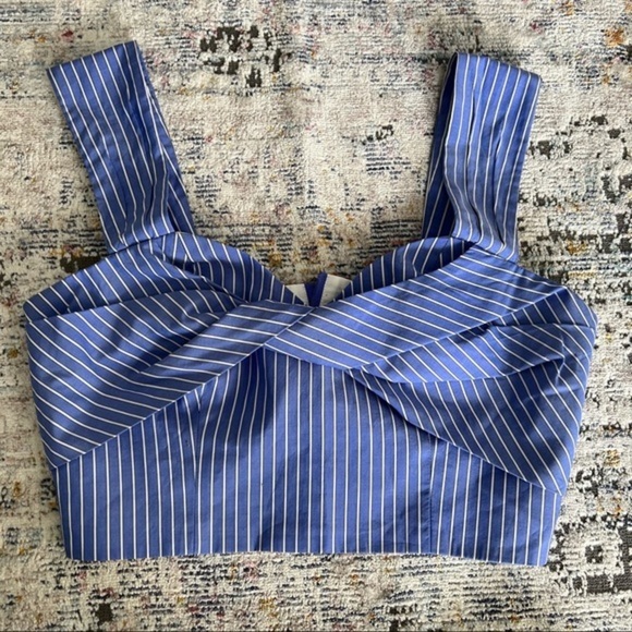 Babaton 1-01 Ida Cotton striped Crop top - Picture 5 of 8